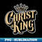 Christ is King Retro Crown - High-Resolution PNG Sublimation File