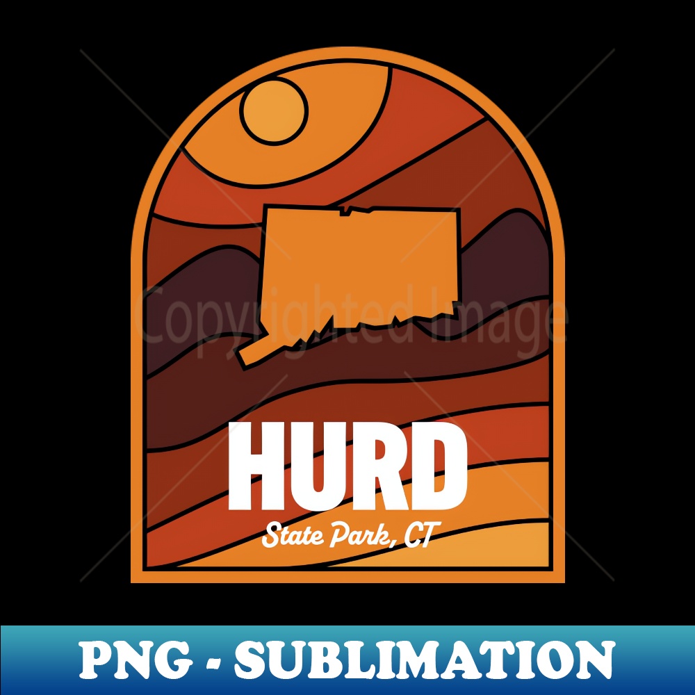 Hurd State Park Connecticut - Instant Sublimation Digital Download