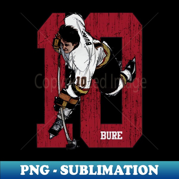Pavel Bure Vancouver Sketch - Creative Sublimation PNG Download