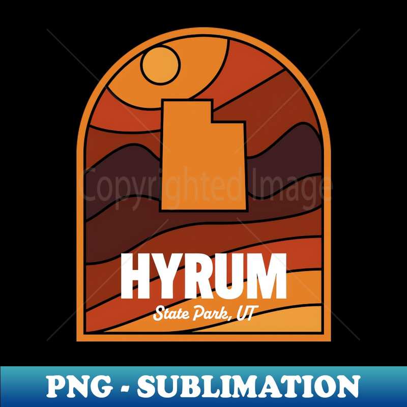 Hyrum State Park Utah - Aesthetic Sublimation Digital File