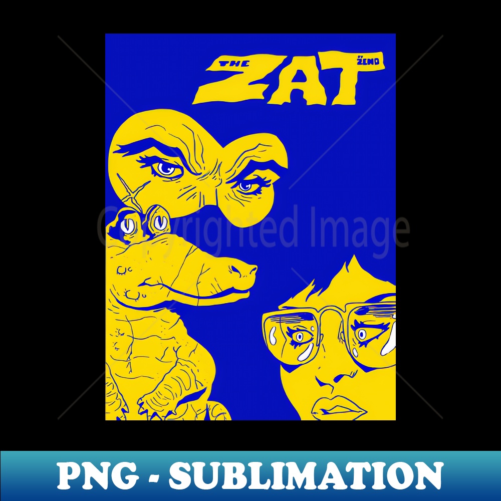 The Zat Blue - Vintage Sublimation PNG Download