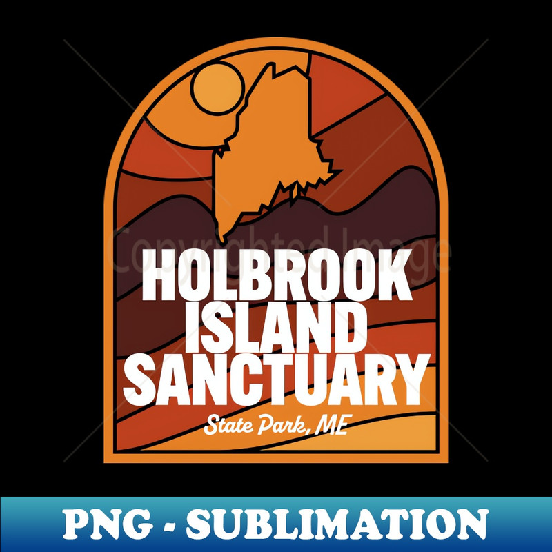 Holbrook Island Sanctuary State Park Maine - Premium Sublimation Digital Download