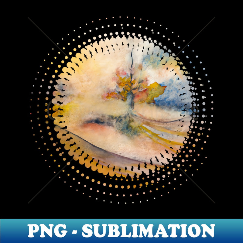 Landscape painting - Premium PNG Sublimation File
