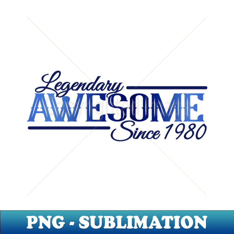 70th birthday Awesome Gold - Creative Sublimation PNG Download