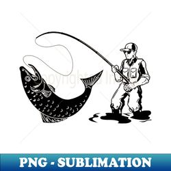 angler trout fly fishing design gifts - exclusive png sublimation download