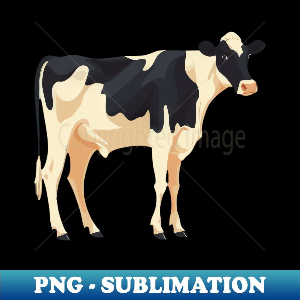 Standing Cow - Simple Design - Aesthetic Sublimation Digital File