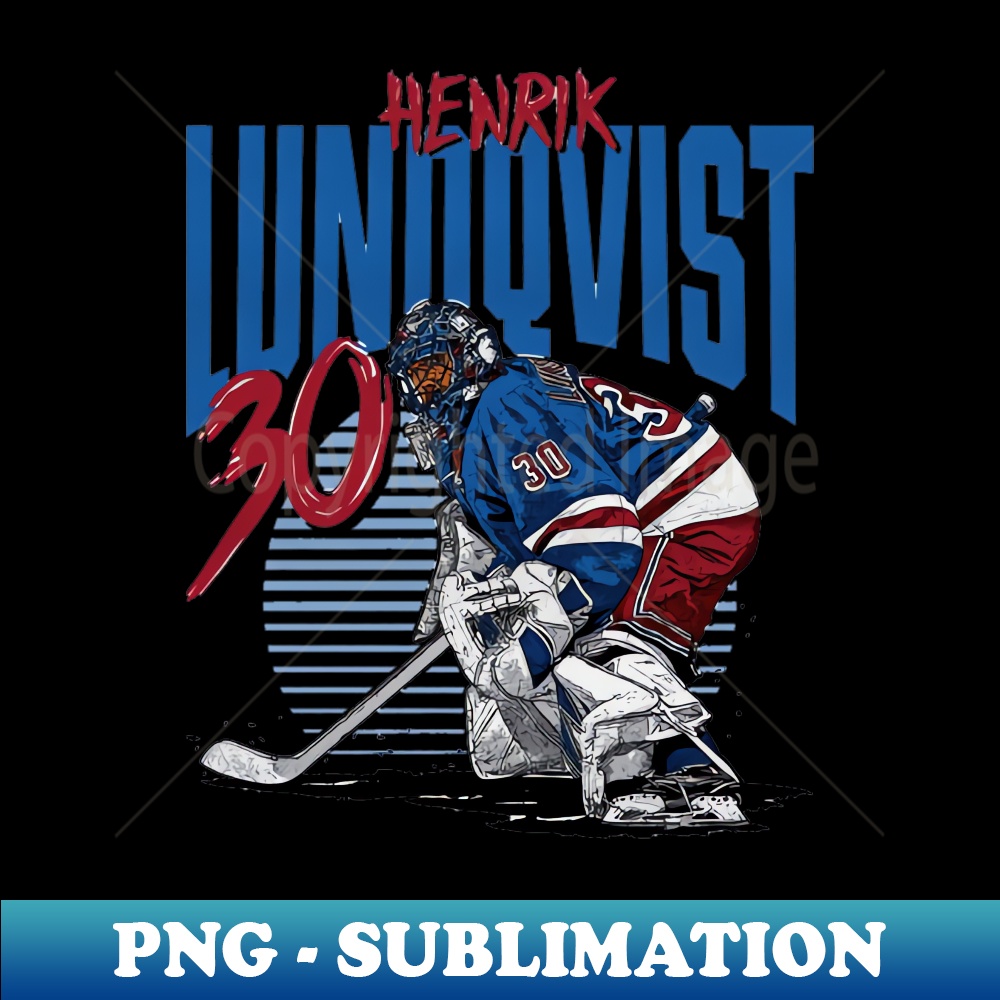 Henrik Lundqvist New York R Rise - Signature Sublimation PNG File
