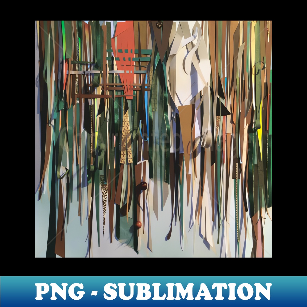 Branches- Nature Paper Collage - Signature Sublimation PNG File