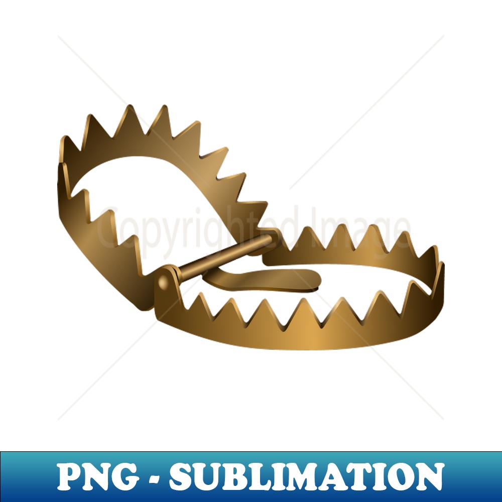 Bear Trap - PNG Transparent Digital Download File for Sublimation