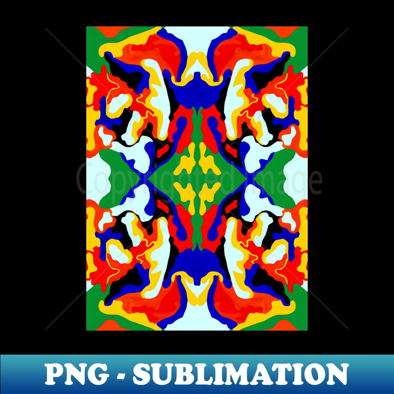 Colourful abstract pattern - Artistic Sublimation Digital File
