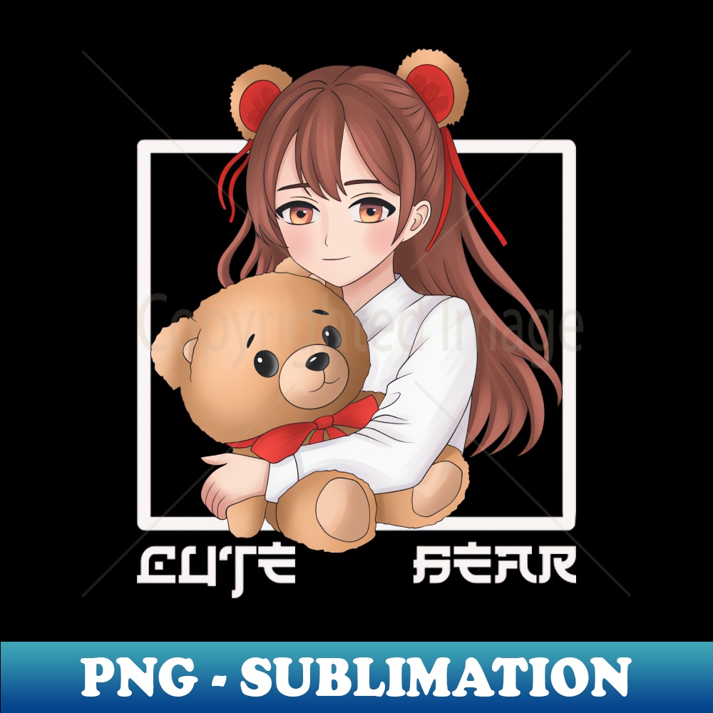 Cute bear - Artistic Sublimation Print Download