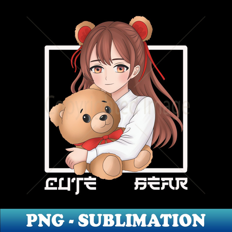 Cute bear - Artistic Sublimation Print Download