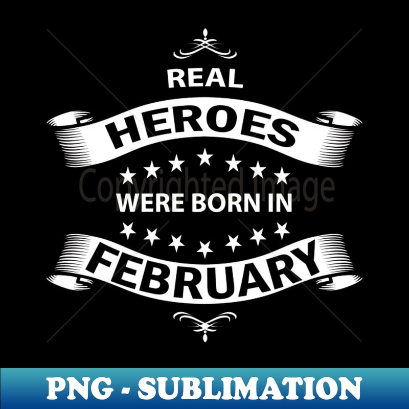 February birthday gift ideas man woman - Unique Art Sublimation File