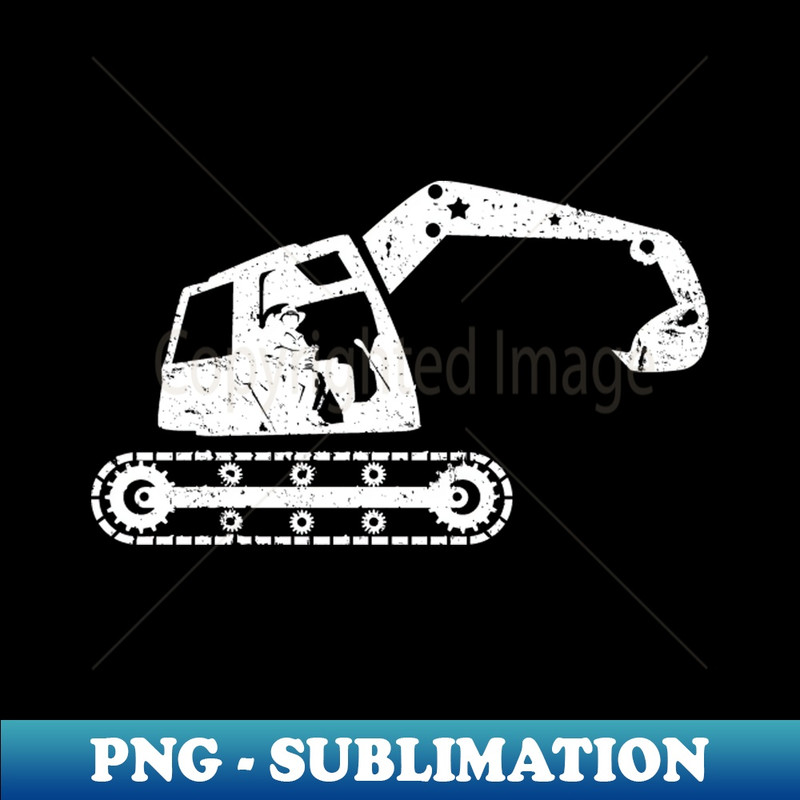 Excavator Operator Heavy Equipment Operator - Fascinating - Exclusive T-Shirt Design PNG