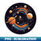 Universe Solar System Planets - Digital Art Sublimation PNG