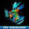Parrot splash art T4 - Creative Print Sublimation Download