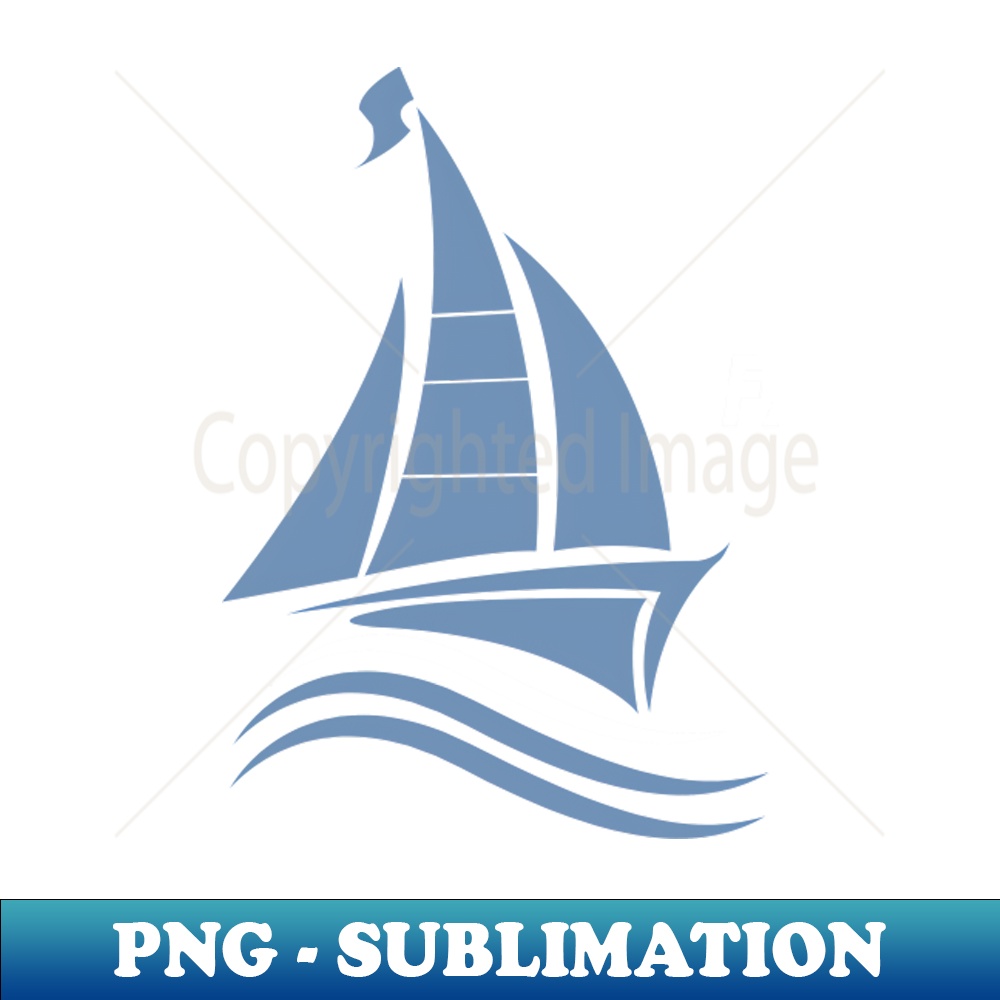 Sailing sailboat sailing license passed - Ready to Print Sublimation File