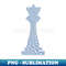 Chess pawn queen - Creative Sublimation Print PNG