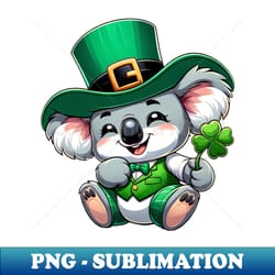 st. patrick's day koala cartoon - decorative design sublimation file