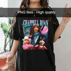 chappell roan x the muppet png, miss piggy chappell roan bootleg music retro png, gift for fan, femininomenon png