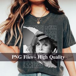 limited stevie nicks vintage png, don't be a lady be a legend, music concert