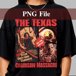 texas chainsaw massacre halloween horror comic png, leatherface, vintage horror movie gifts png