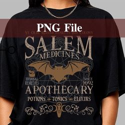 salem apothecary halloween png, retro style halloween png, salem witches png, salem png, salem 1692 png