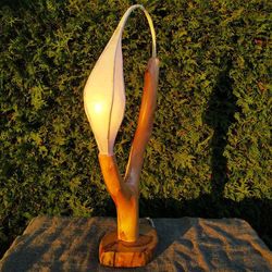 wooden lamp
