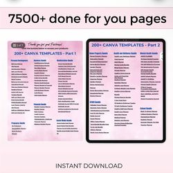 7500+ done for you digital products