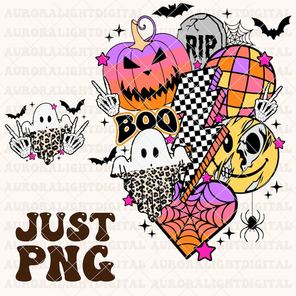 Retro Halloween Png Halloween Smiley Face Png Halloween Sublimation Design Spooky Vibes Png Pumpkib Png Digital 0
