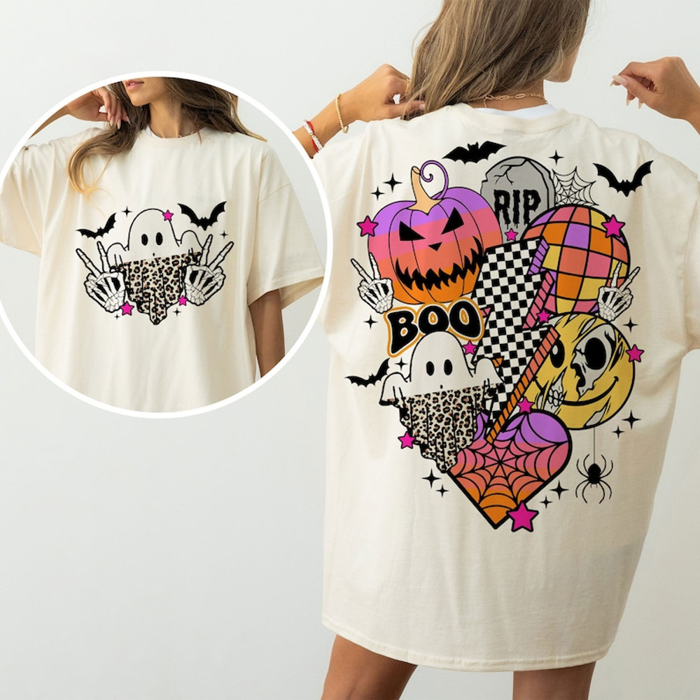 Retro Halloween Png Halloween Smiley Face Png Halloween Sublimation Design Spooky Vibes Png Pumpkib Png Digital 3