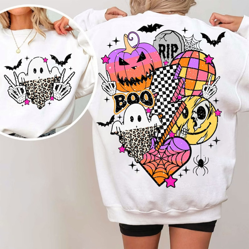 Retro Halloween Png Halloween Smiley Face Png Halloween Sublimation Design Spooky Vibes Png Pumpkib Png Digital 4