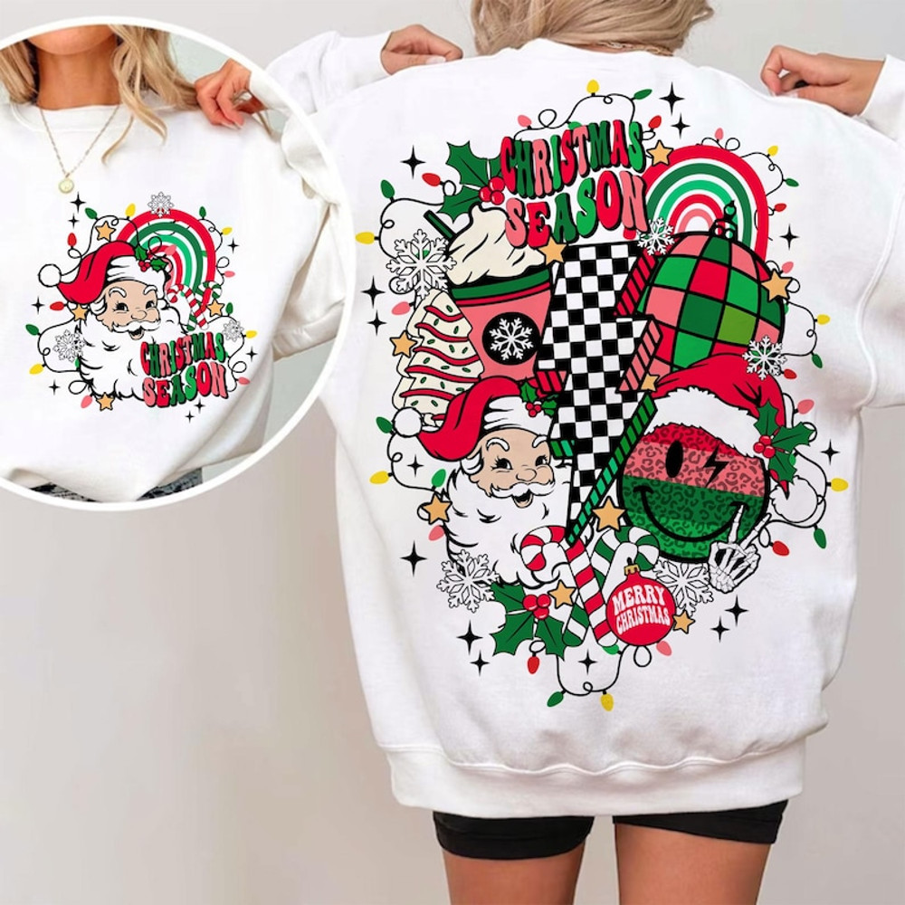 Retro Christmas Png Merry Christmas Sublimation Design Christmas Vibes Png Christmas Clipart Trendy Christmas Shirt 3