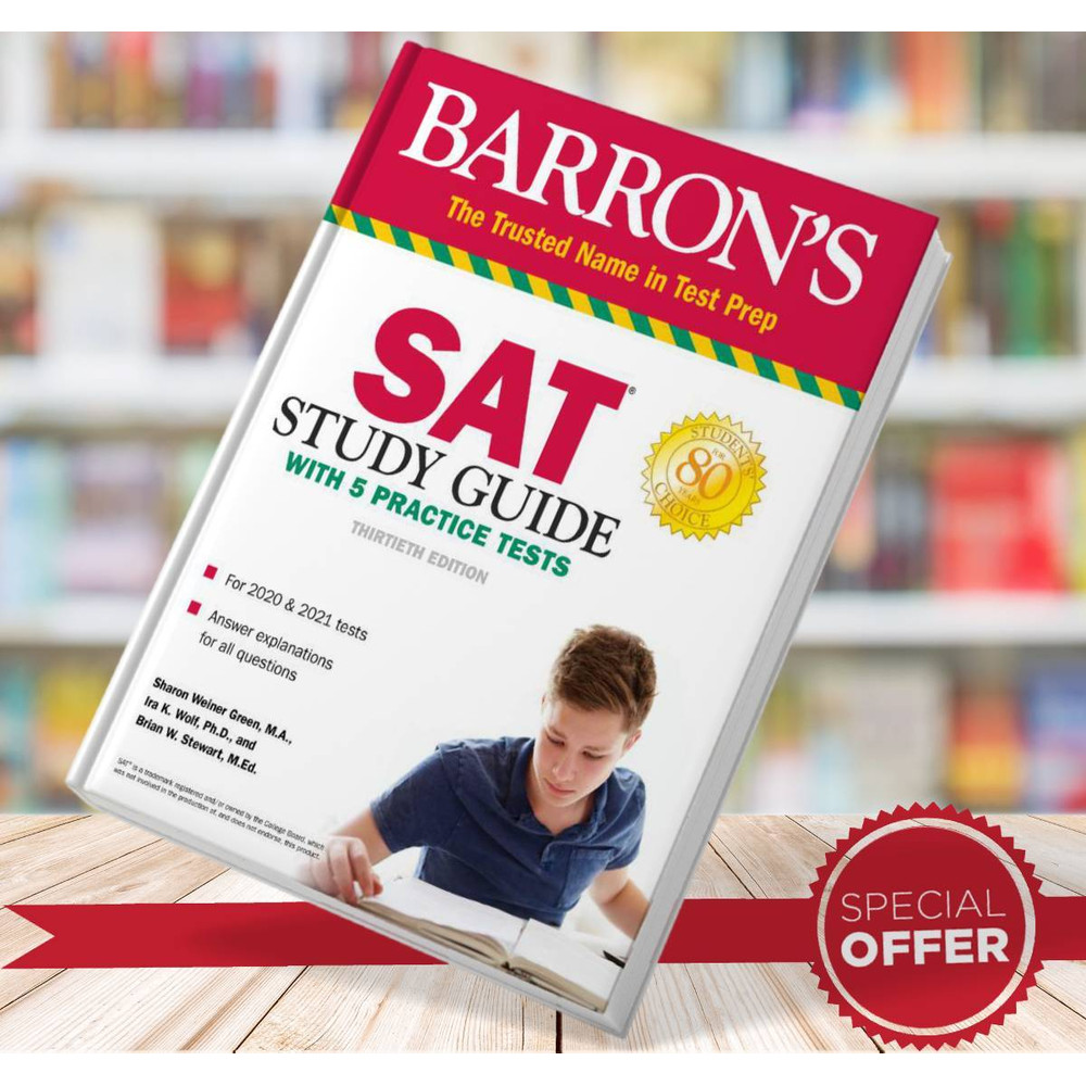 SAT Study Guide with 5 Practice Tests Sharon Weiner Green.jpg