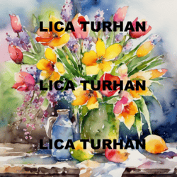 spring still life watercolor background