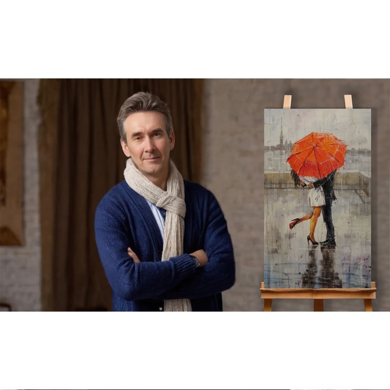 LoversSweetheartsLoveDateHighResolution Digital FileThe Authors Painting 2