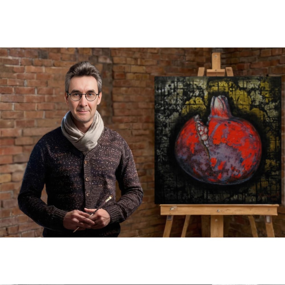 PomegranateDesign ItemsModern ArtHighResolution Digital FileThe Authors Painting 2