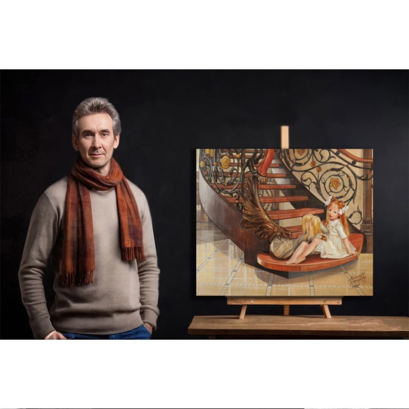 Cute DollVintage ItemsAntiquesHighResolution Digital FileThe Authors Painting 2