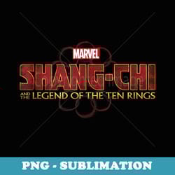 marvel shang-chi and the legend of the ten rings logo - png sublimation digital download