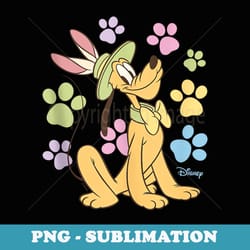 pluto - easter rabbit pastel dog paw prints