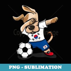 dabbing dog south korea soccer jersey korean football team - instant sublimation digital download