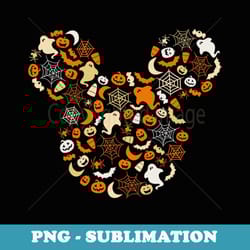 disney mickey mouse halloween ghosts pumpkins spiders - modern sublimation png file