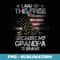 Land Of The Free Because My Grandpa Is Brave Veterans - PNG Sublimation Digital Download