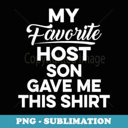 foreign host family mom dad son exchange student - exclusive sublimation digital file
