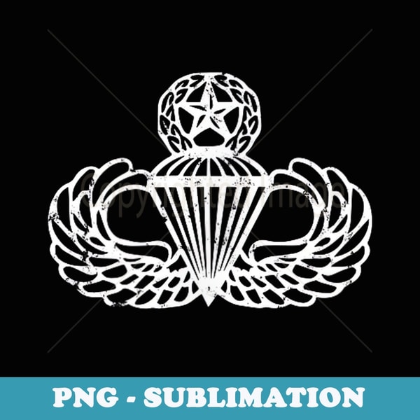 Jumpmaster Airborne Paratrooper Jump Wings - Unique Sublimat | Inspire ...