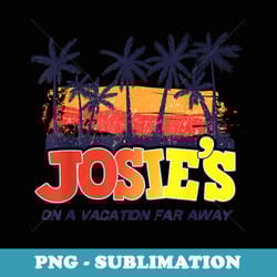 josies on a vacation far away summer pine trees - aesthetic sublimation digital file