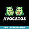 Avogato Avocado Cat Kitten Vegan Avocatos - Sublimation Digital Download