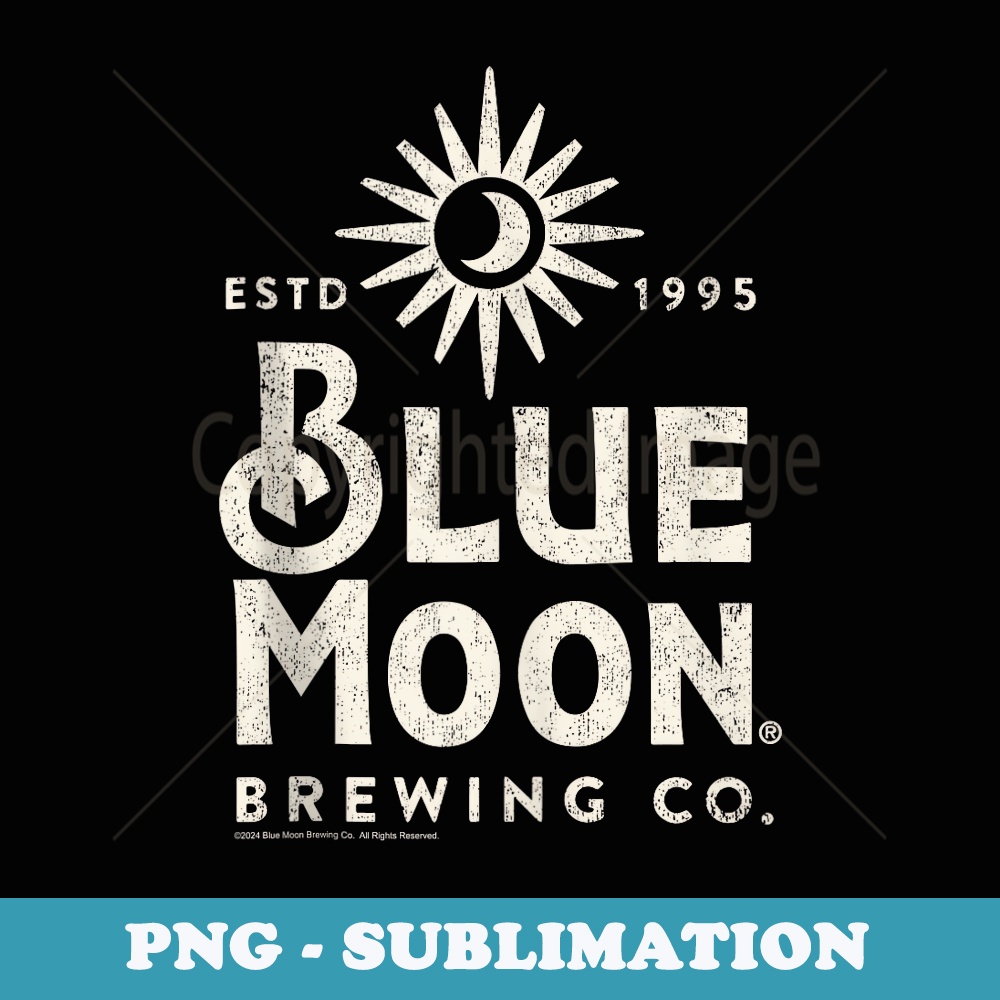Blue Moon Brewing Co - Instant PNG Sublimation Download