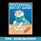 Baking Chef Funny Design Baker Cat - Decorative Sublimation PNG File