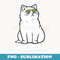 Autism Awareness Autism Cat Autism Parents - Signature Sublimation PNG File